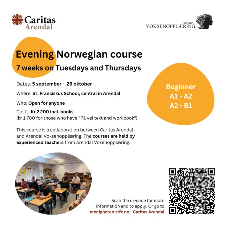 invitation to Norwegian language course