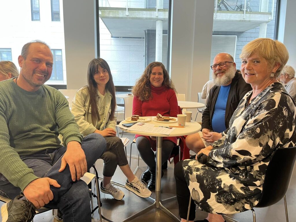 people sitting around a table